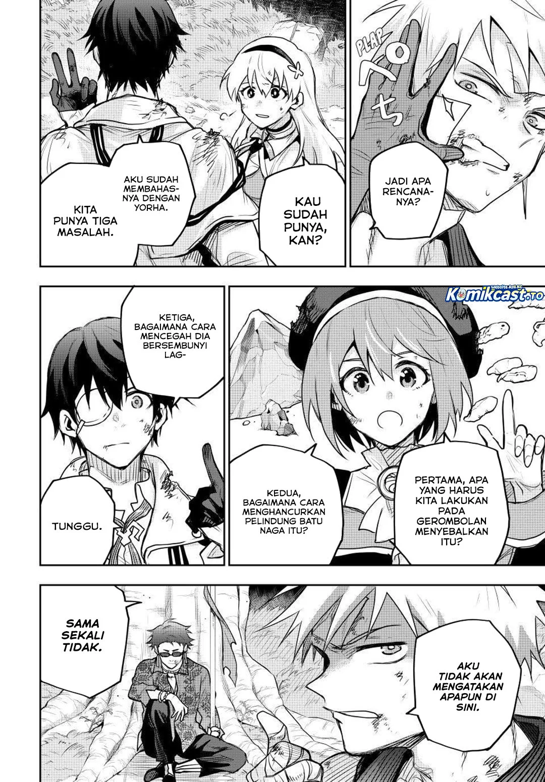 A Court Magician, Who Was Focused On Supportive Magic Because His Allies Were Too Weak, Aims To Become The Strongest After Being Banished Chapter 200 Gambar 3