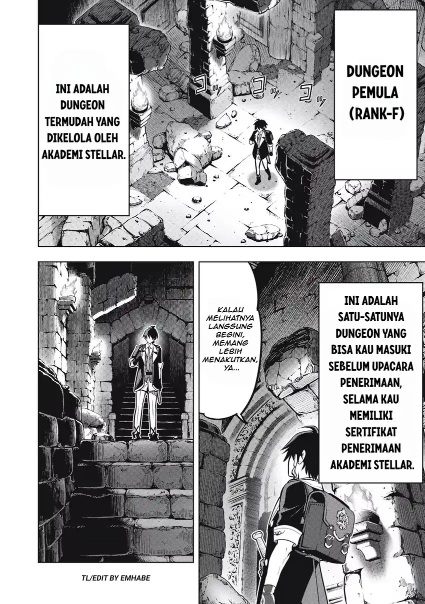 Academy Saikyou no Mob Healer: Shinigee Sekai no Mob ni Tensei Shita Ore wa, Hazure Job [Healer] to Gensaku Chishiki de Musou Suru Chapter 1.2 Gambar 4