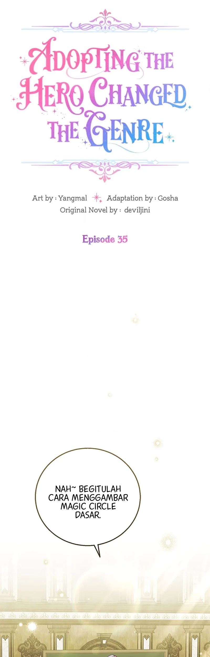 Adopting the Male Protagonist Changed the Genre Chapter 35 Gambar 9