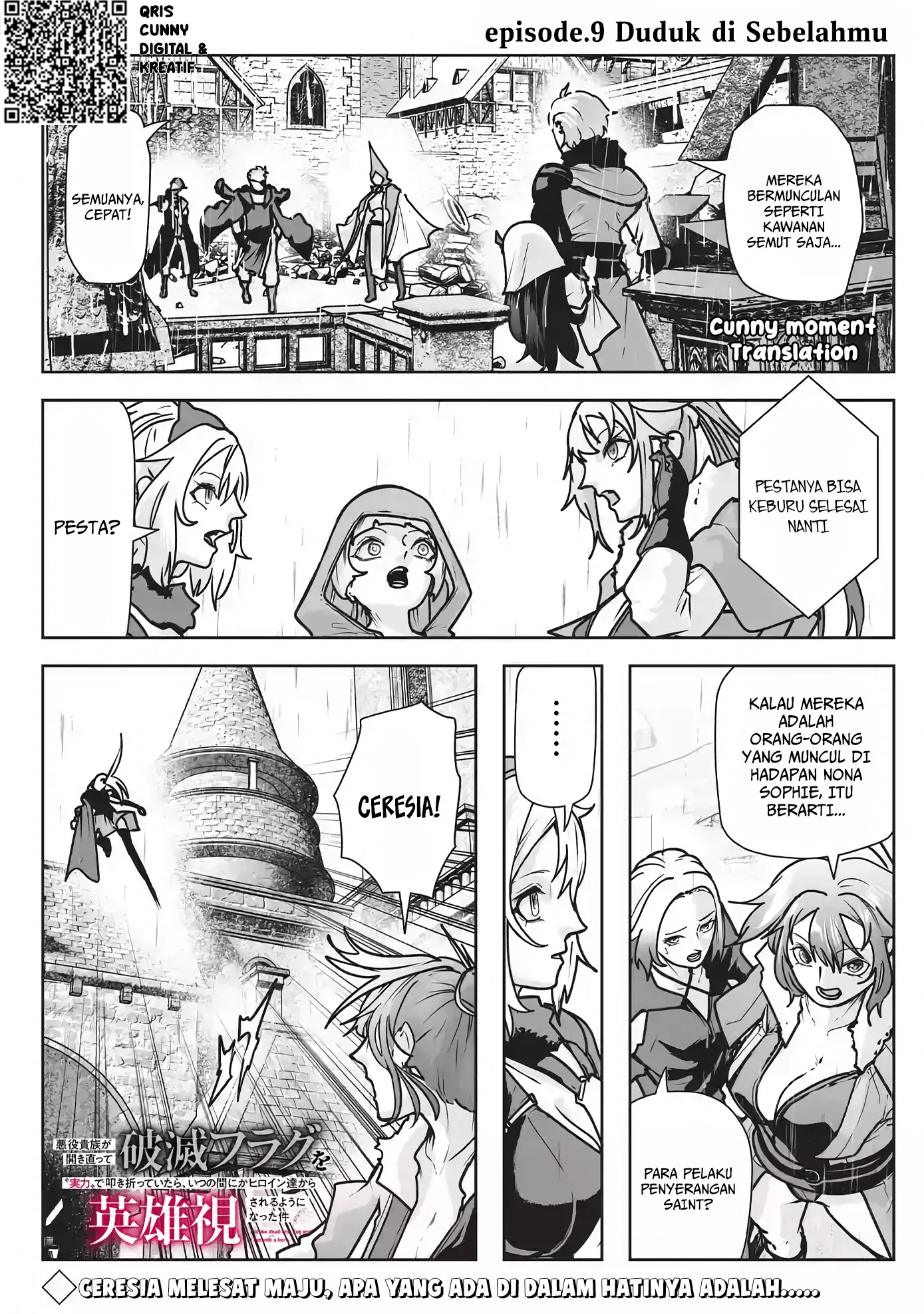 Akuyaku Kizoku ga Hirakinaotte Hametsu Flag wo "Jitsuryoku" de Tatakiotteitara, Itsunomanika Heroine-tachi kara Eiyuushi Sareru you ni Natta Ken Chapter 9.1 Gambar 3