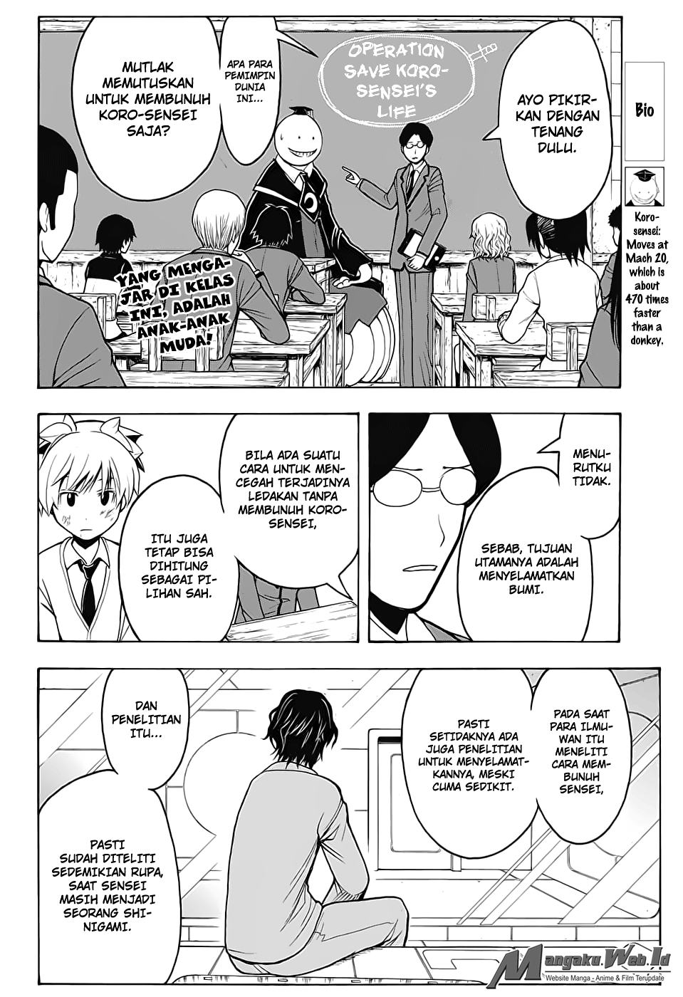Assassination Classroom Chapter 150 Gambar 3