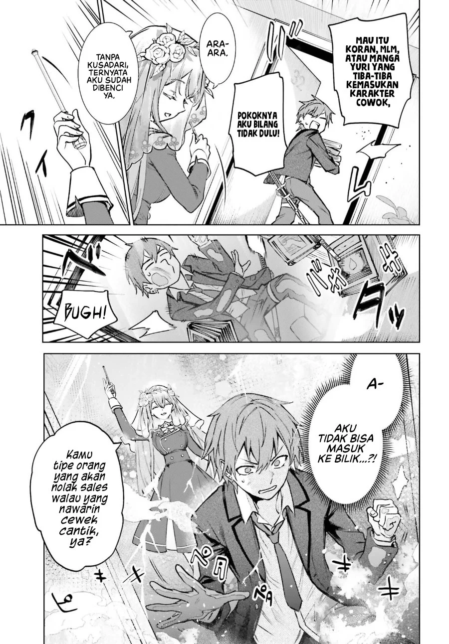 Danshi Kinsei Game Sekai de Ore ga Yarubeki Yuiitsu no Koto – Yuri no Ma ni Hasamaru Otoko to Shite Tensei shite shimaimashita Chapter 17 Gambar 4