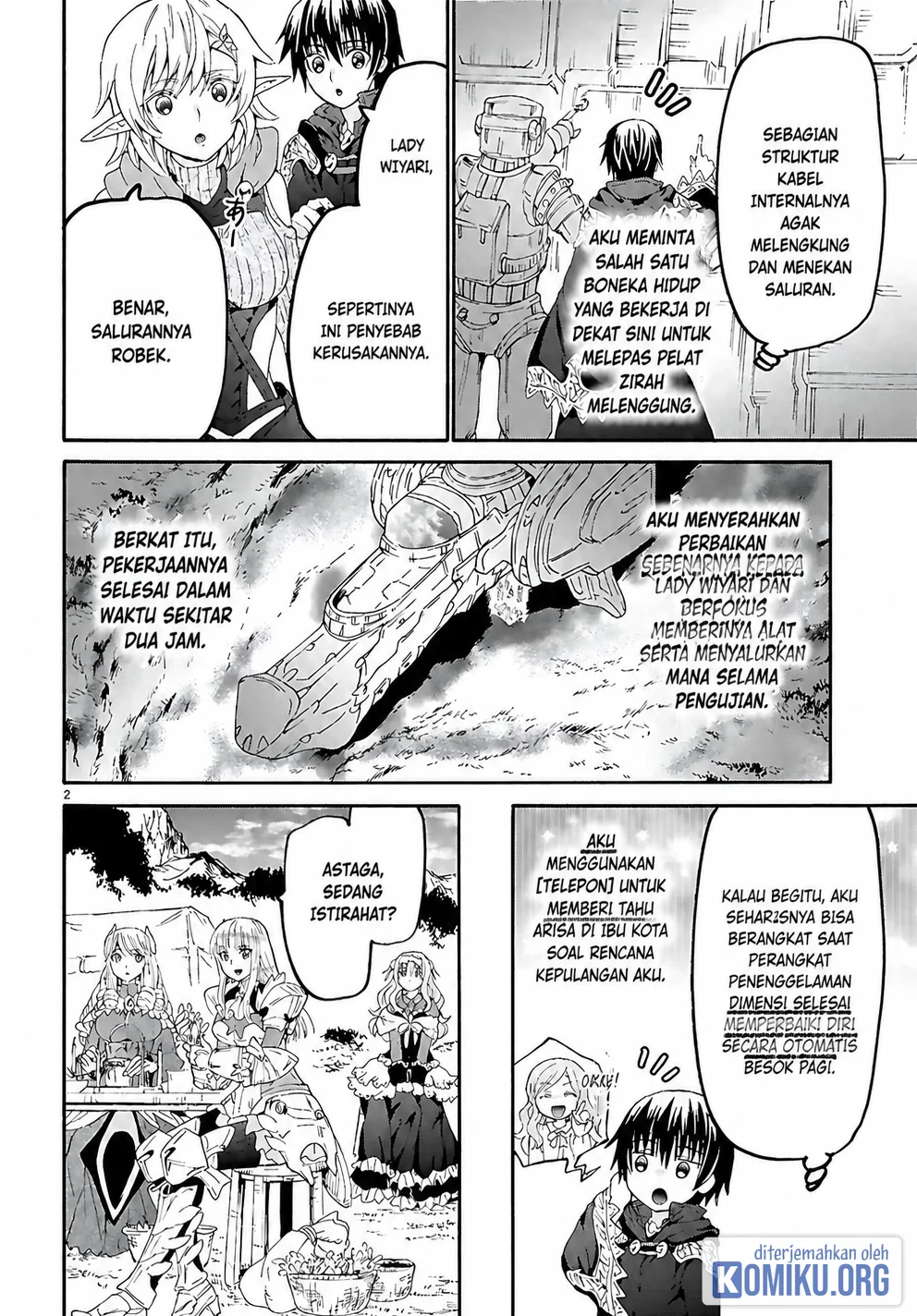 Death March kara Hajimaru Isekai Kyousoukyoku Chapter 123 Gambar 3