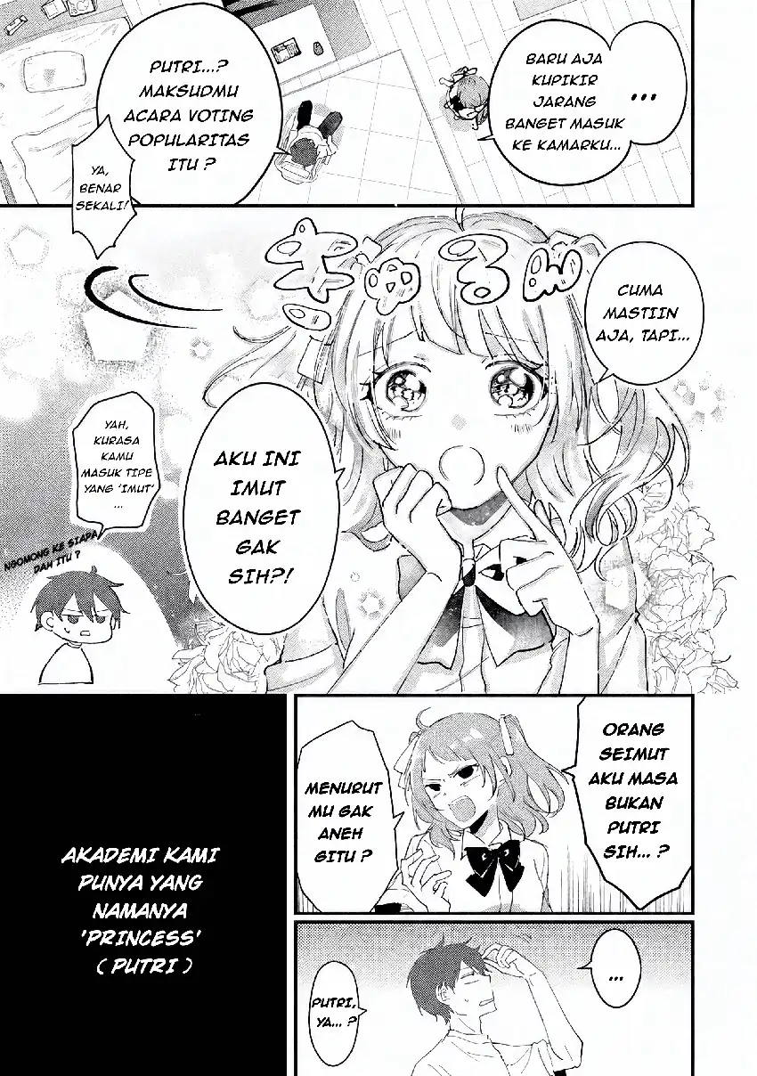 Gakuen no Hime Kouryaku Hajimetara Shuraba ni Natteta Ken Chapter 1 Gambar 6