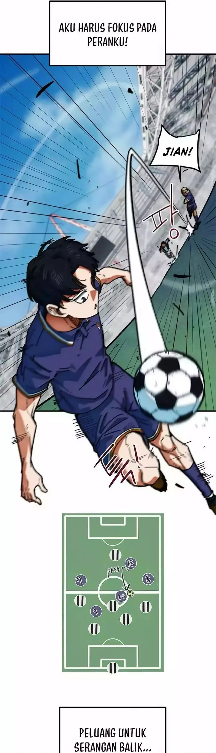 I’m Being Misunderstood as a Soccer Genius Chapter 53 Gambar 10