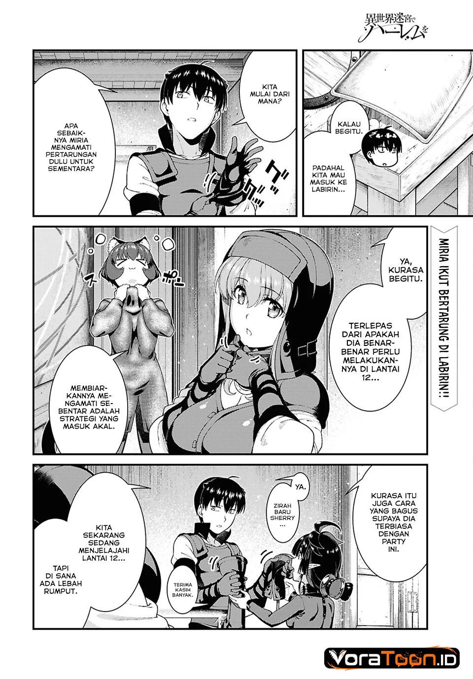 Isekai Meikyuu de Harem wo Chapter 111 Gambar 3