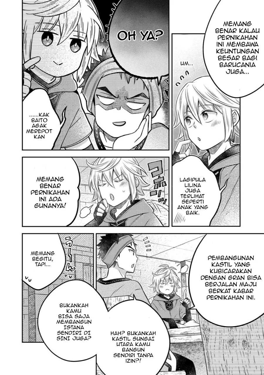 Isekai no Binbou Nouka ni Tensei Shitanode, Renga o Tsukutte Shiro o Tateru Koto ni Shimashita Chapter 21.2 Gambar 3