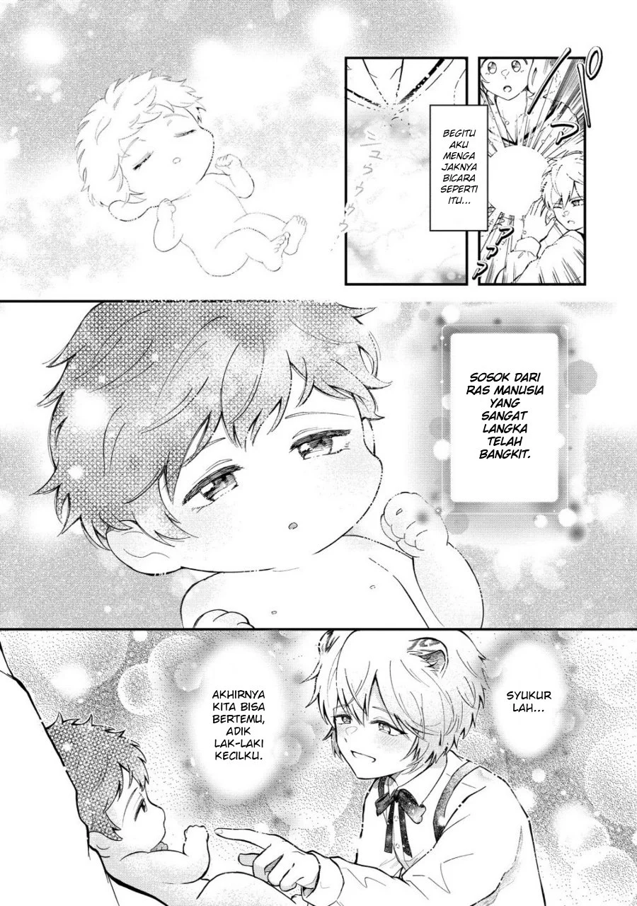 Isekai no Joushiki wa Muzukashii: Kishou de Saijaku na Hitozoku ni Tensei Shita Kedo Butsuri Igai de Saikyou ni Nari Sou Desu Chapter 1.5 Gambar 3