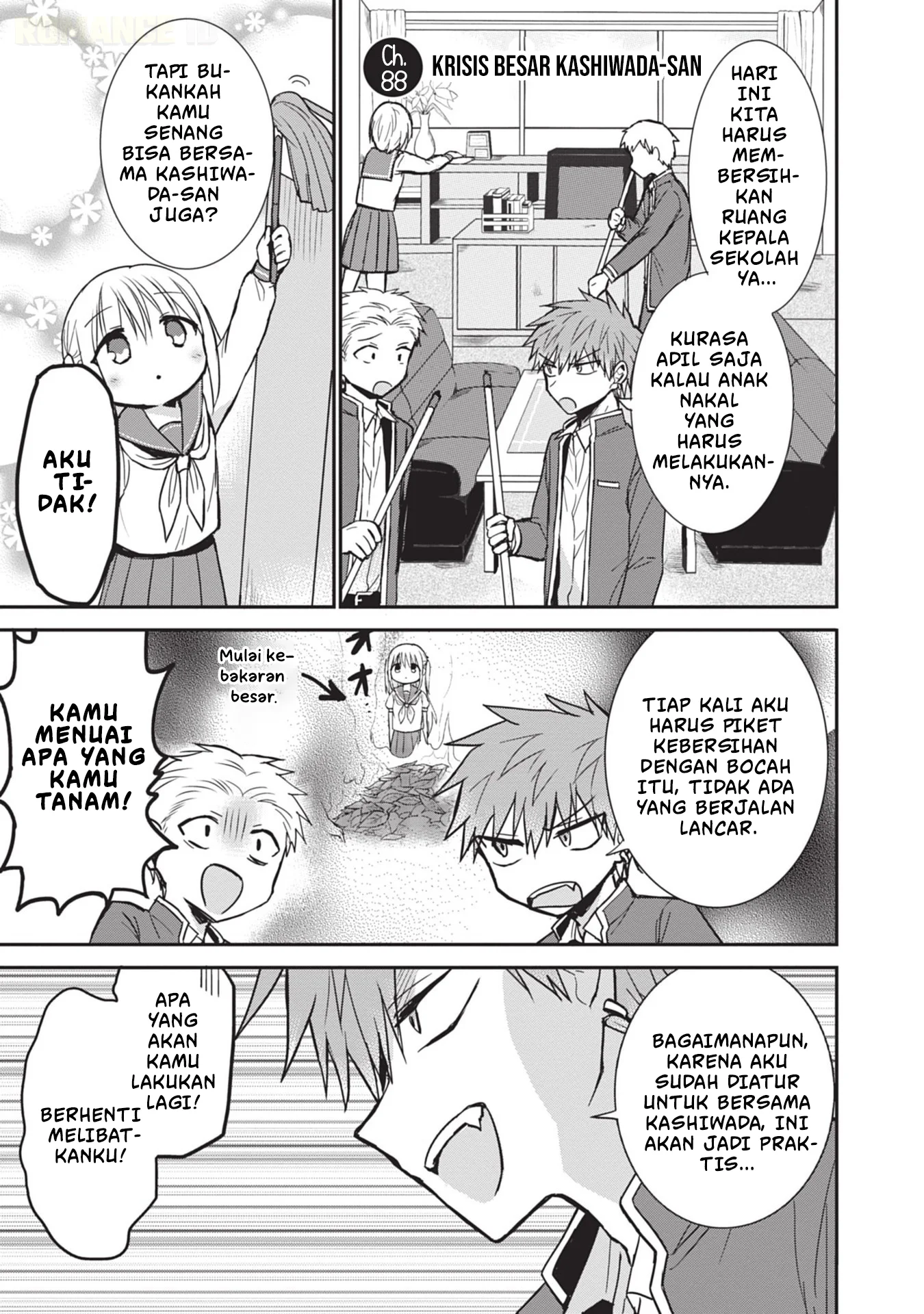 Kao ni denai Kashiwada-san to Kao ni deru Ota-kun Chapter 88 Gambar 3