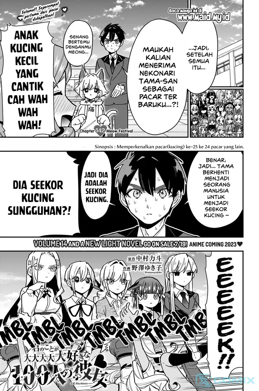 Kimi no Koto ga Dai Dai Dai Dai Daisuki na 100-ri no Kanojo Chapter 142 Gambar 3