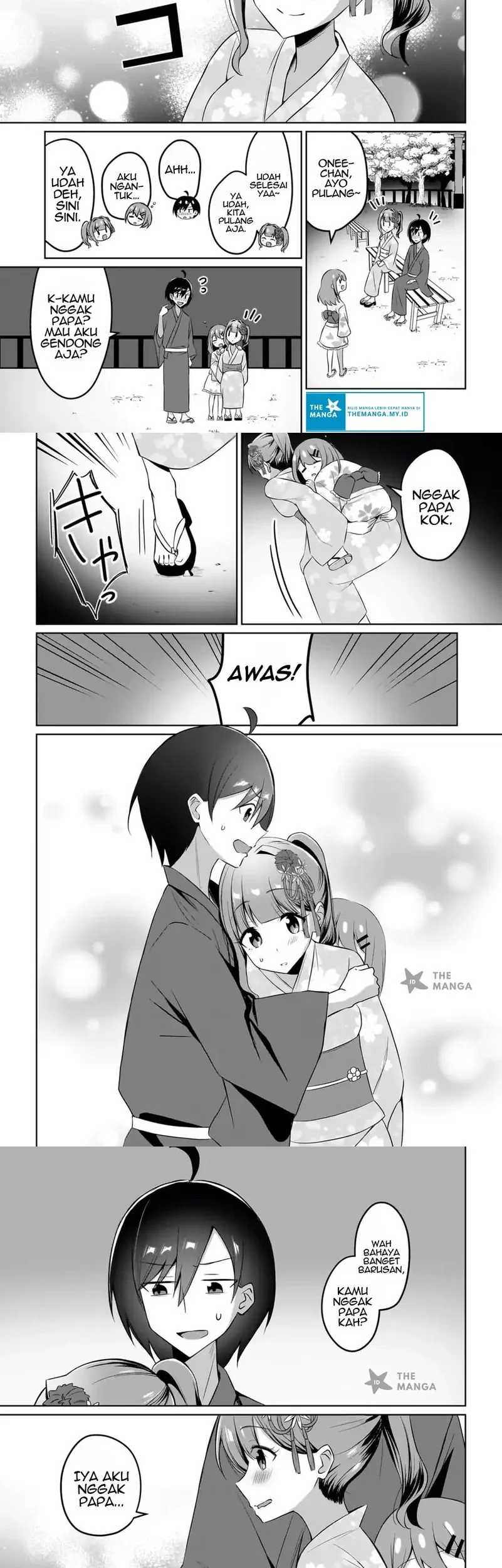 Maigo no Onnanoko o Ie Made Todoketara, Genkan kara Detekita no wa Gakunen Ichi no Bishoujo deshita Chapter 11.2 Gambar 3