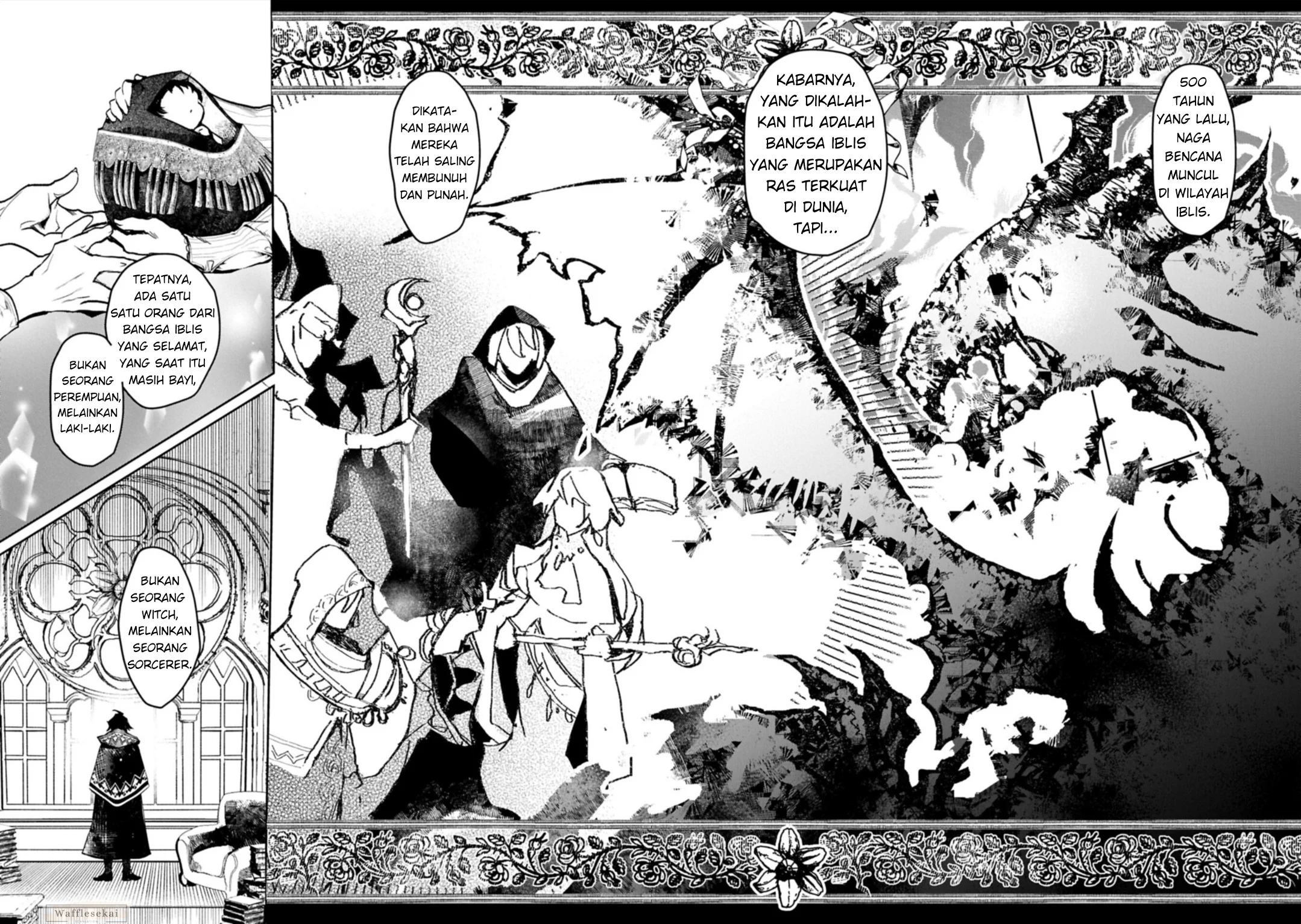 Mandragora tte Baretara Toubatsu desu ka?: Hana no Majo no Hohoemi wa Kanchigai no Tane o Maku Chapter 4.2 Gambar 4