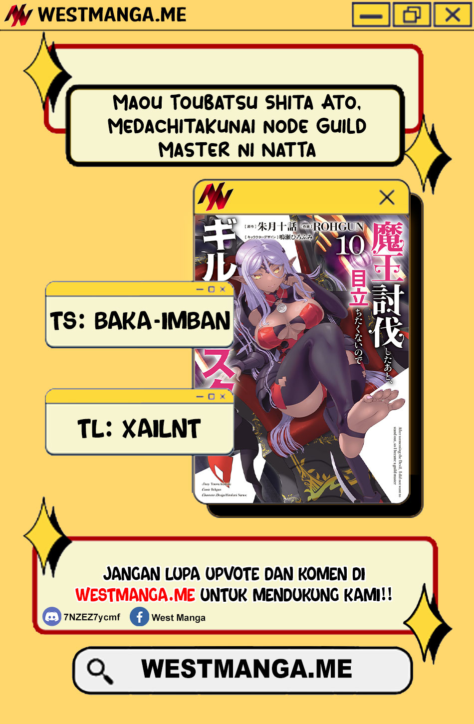 Maou Toubatsu Shita Ato, Medachitakunai node Guild Master ni Natta Chapter 37 Gambar 4