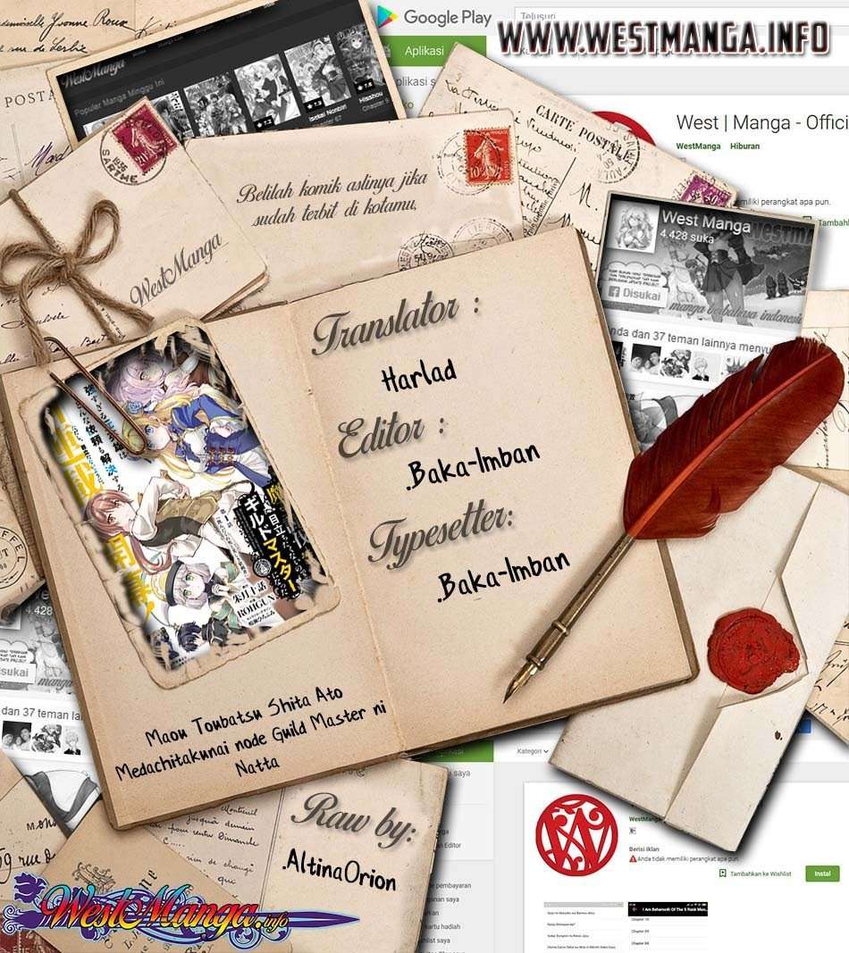 Maou Toubatsu Shita Ato, Medachitakunai node Guild Master ni Natta Chapter 7 Gambar 3