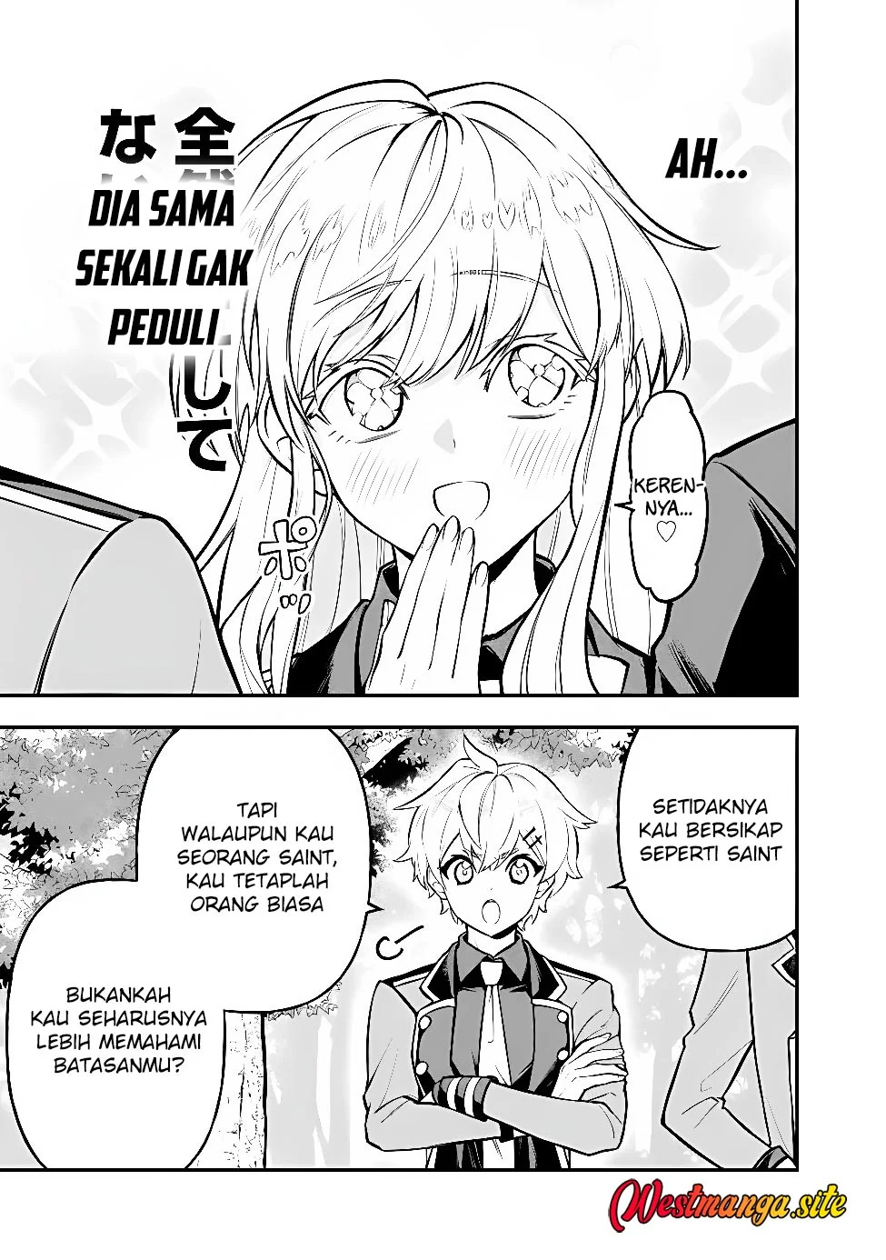 Maryokuryou Rekidai Saikyou na Tensei Seijo-sama no Gakuen Seikatsu wa Haran ni Michiafureteiru you desu Chapter 8 Gambar 5