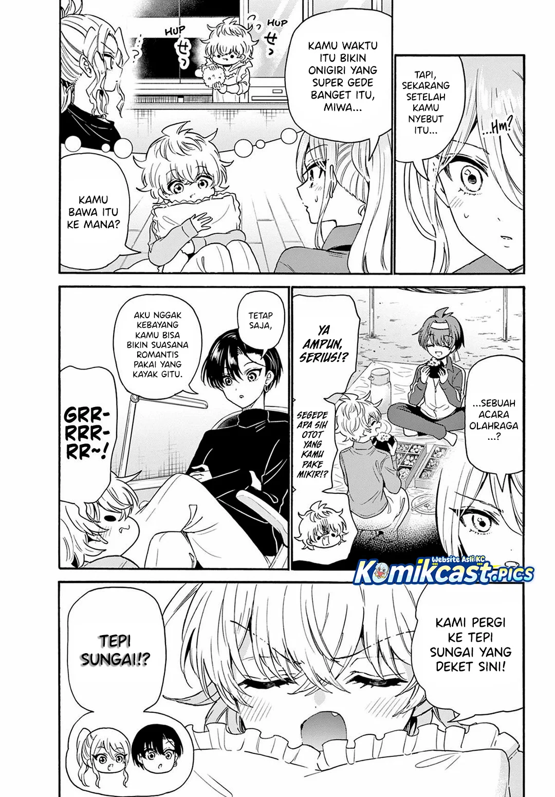 Mikadono Sanshimai wa Angai, Choroi Chapter 154 Gambar 3