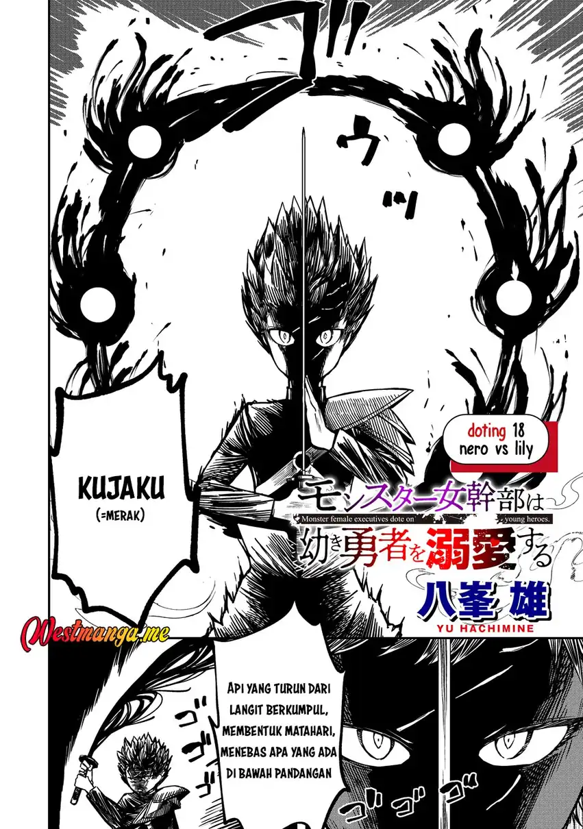 Monster Onna Kanbu wa Osanaki Yuusha wo Dekiaisuru Chapter 18 Gambar 4