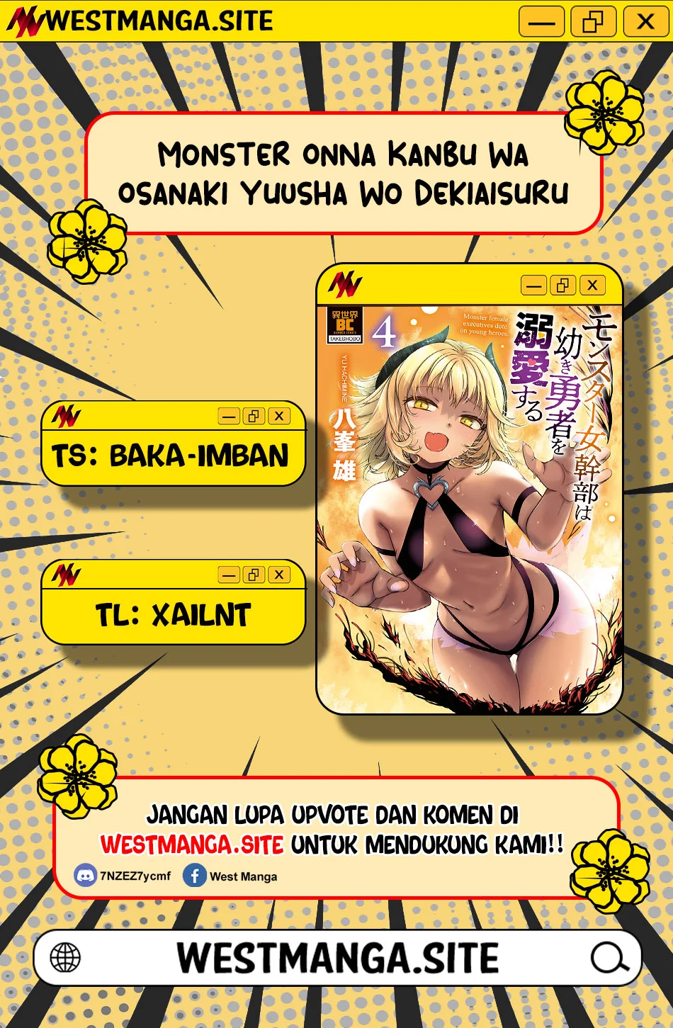 Monster Onna Kanbu wa Osanaki Yuusha wo Dekiaisuru Chapter 24 Gambar 4