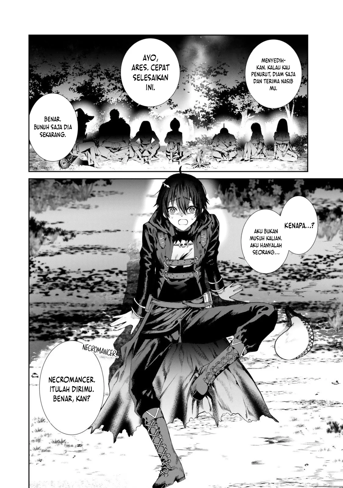 Nakama ni Uragirare Shokei Sareta Shireijutsushi, Undead-ka Shiteita Eiyuu 10000-nin o Sosei Shi Saikyou no Oukoku o Tsukuri Fukushuu o Kaishi Suru: An’ei no Gyokuza ni Eirei wa Tsudou Chapter 1 Gambar 6