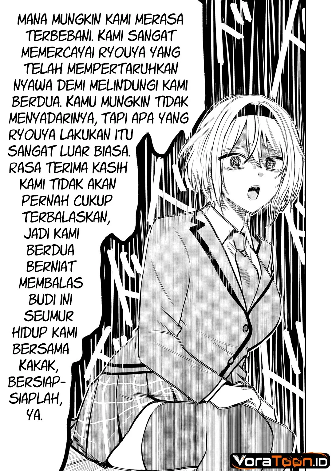 Nani no Torie mo Nai Heibon na Ore ga Bijin Futago Shimai wo Inochigake de Tasuketa Kekka, Jitsu wa Yandere datta Futari wo Gachi Bore Sasete Shimatta Chapter 4.2 Gambar 3