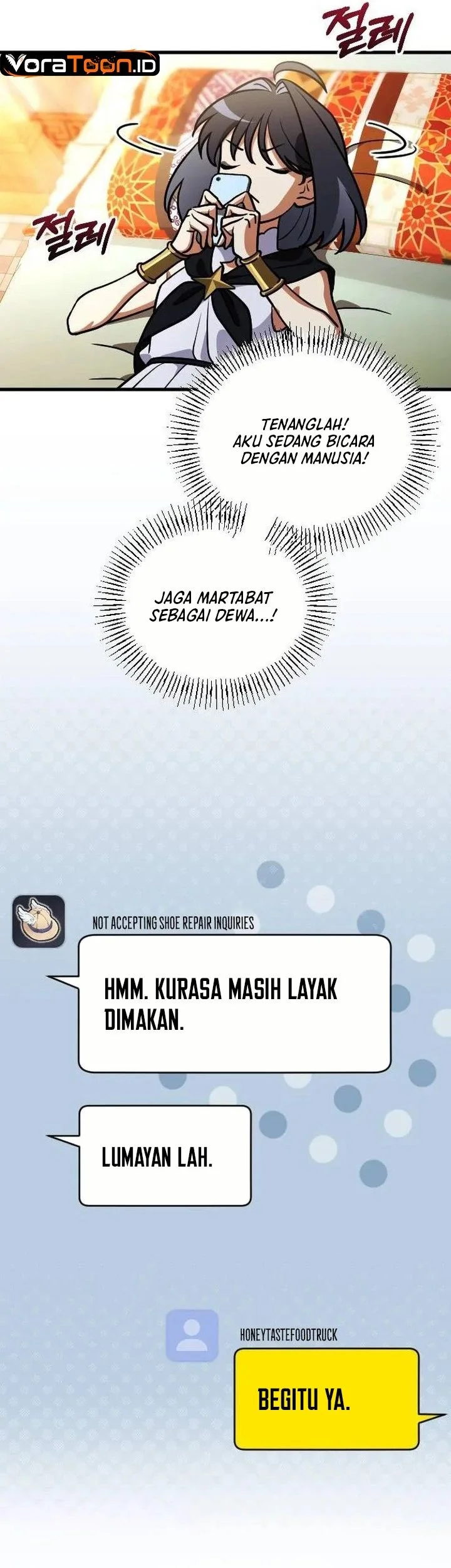 Offering Kimchi Cup Noodles to the Gods' Group Chat Chapter 9 Gambar 12