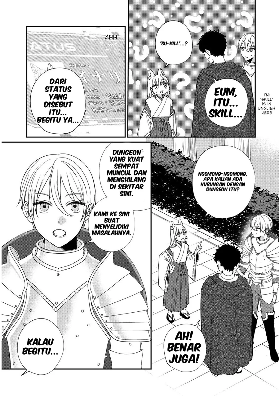 Okitsune-sama ni Onegai! ~Haison ni Nokotteta Kami-sama ga Fantasy-ka Shita Gendaishakai ni Hourikomaretara Saikyou Datta~ Chapter 1.1 Gambar 3