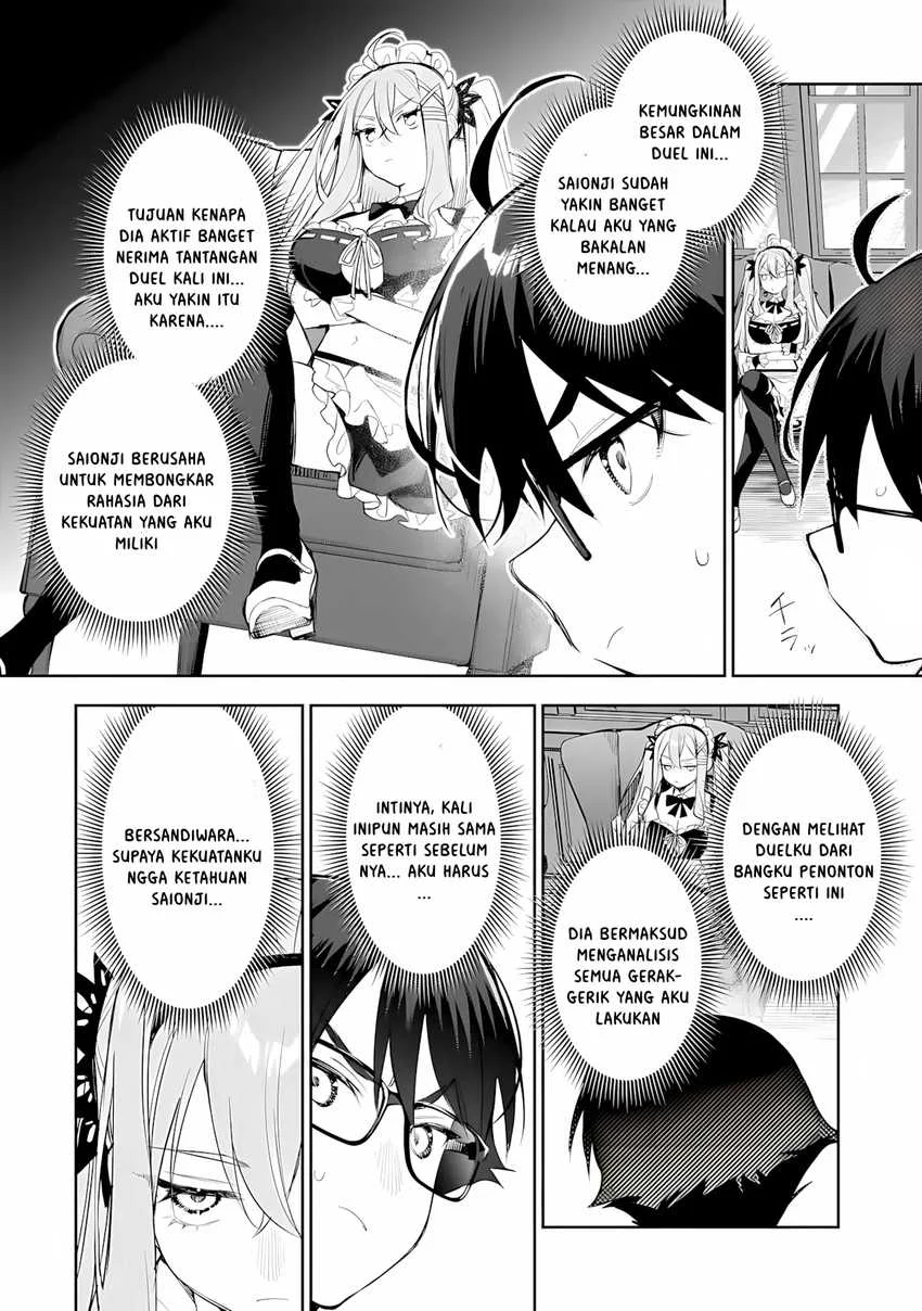 Ore wa Gakuen Zunou Battle no Ensyutsuka!: Jishou Mob ga Kage kara Egaku Saikyou Shujinkou Musou Scenario Chapter 5 Gambar 4