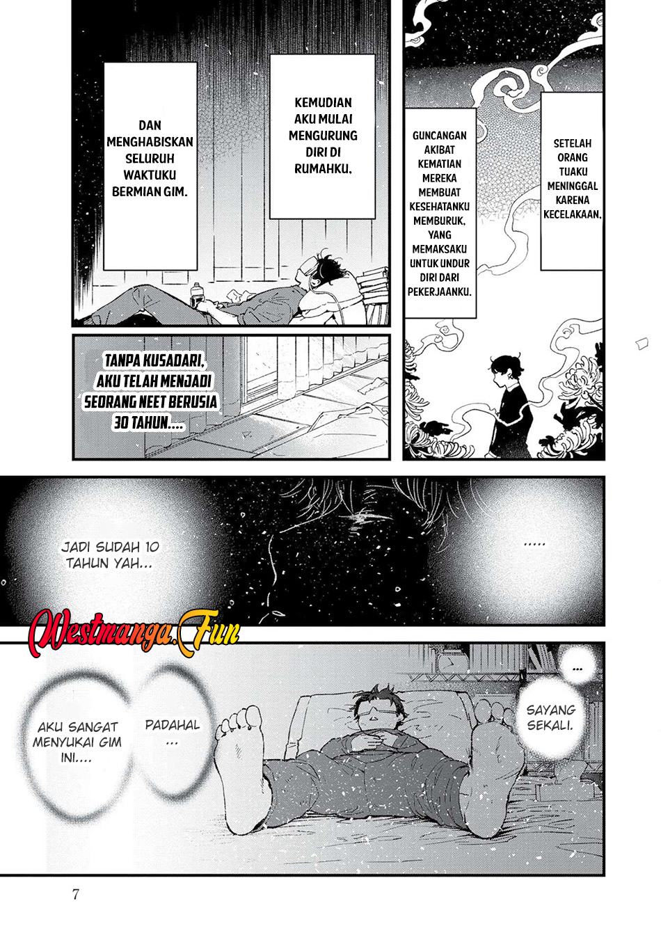 Ore, Yuusha janai desu kara. – VR Sekai no Chouten ni Kunrin Seshi Otoko. Tenseishi, Level 1 no Mushoku kara Restart suru Chapter 1 - Halaman 9