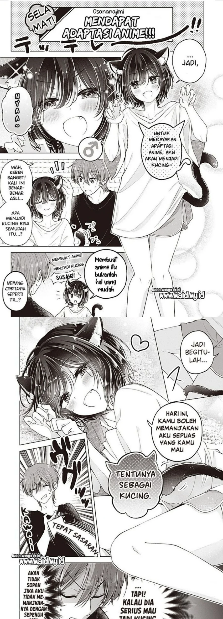 Osananajimi wo Onnanoko ni Shiteshimatta Hanashi Chapter 138.5 Gambar 3