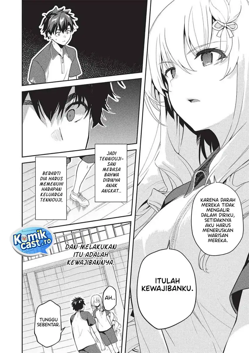Saijo no Osewa Takane no Hana-darakena Meimon-kou de, Gakuin Ichi no Ojou-sama (Seikatsu Nouryoku Kaimu) wo Kagenagara Osewa suru Koto ni Narimashita Chapter 35 Gambar 5