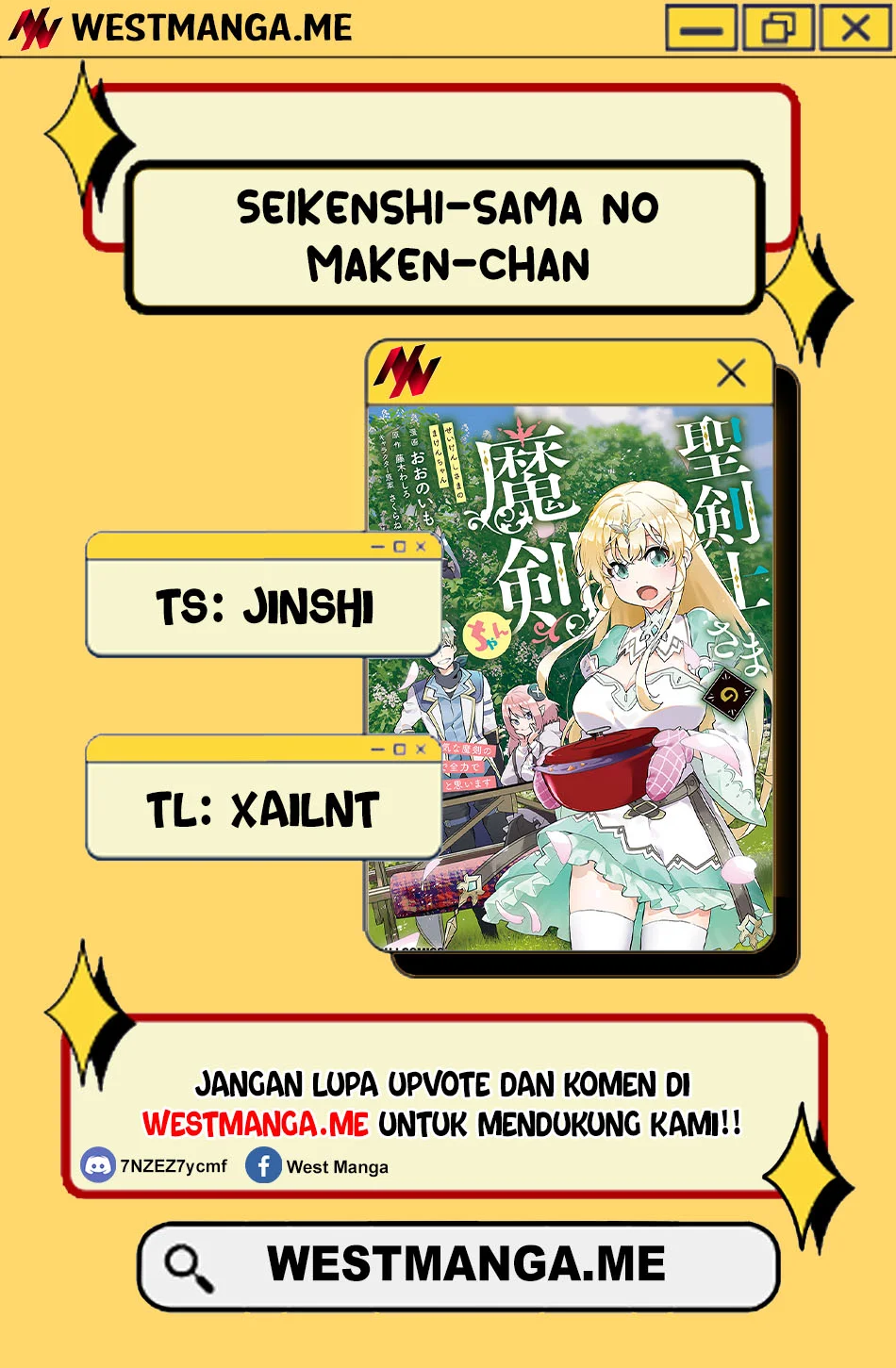 Seikenshi-sama no Maken-chan Chapter 13 Gambar 3