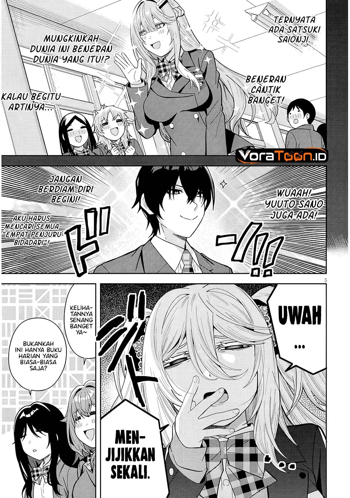 Shibou Endo wo Kaihi shita Gyaruge no Hirointachi ga Ore no [Nikkichou] wo Yonde Himitsu wo Shittarashii Chapter 2 Gambar 6