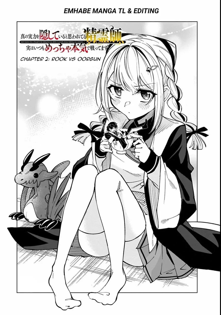 Shin no Jitsuryoku wo Kakushiteiru to Omowareteru Seireishi, Jitsuwa Itsumo Meccha Honki de Tatakattemasu Chapter 2 Gambar 5