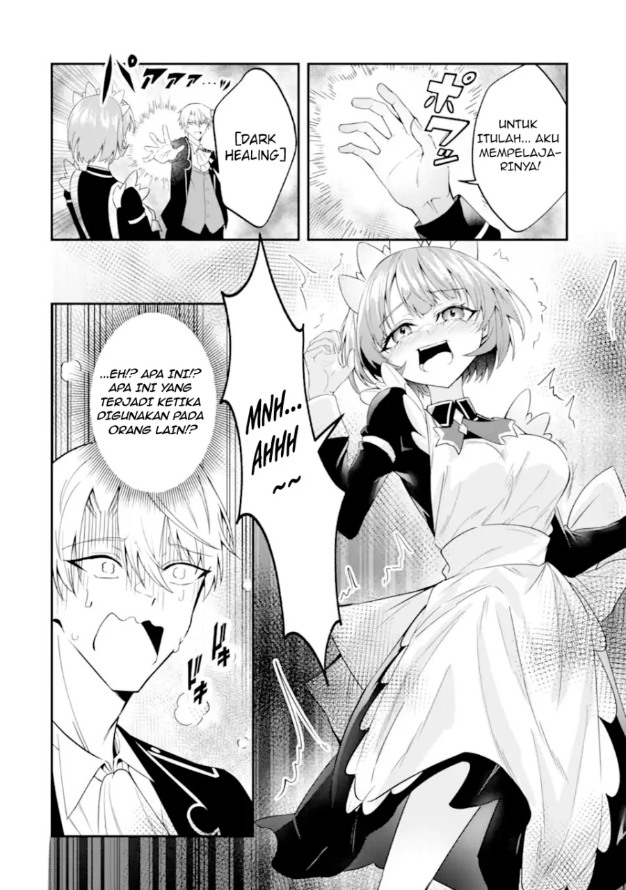 Shokei Flag No Akuyaku Kizoku Ni Tensei Shitaga, Shinitakunainode Yami Maho Wo Kiwamete Heroine Tachi Wo Sukuimasu Byojakuna Heroine Wo Care Shitara Naze Ka Ore Ga Dekiai Sareta Ken Chapter 2.2 Gambar 3