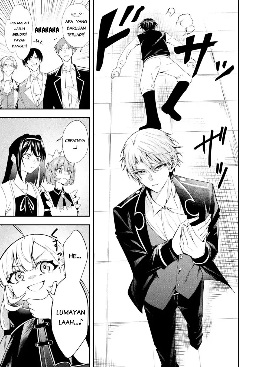 Shokei Flag No Akuyaku Kizoku Ni Tensei Shitaga, Shinitakunainode Yami Maho Wo Kiwamete Heroine Tachi Wo Sukuimasu Byojakuna Heroine Wo Care Shitara Naze Ka Ore Ga Dekiai Sareta Ken Chapter 4.3 Gambar 3