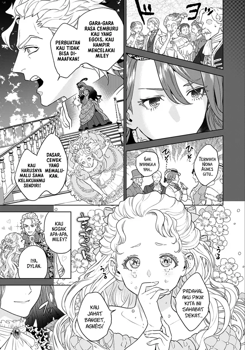 Shounin Reijou Agnes Henkyou ni Tsuihou Sareta Akuyaku Reijou wa Shousai o Hakki Shi Nariagaru Chapter 1 Gambar 6