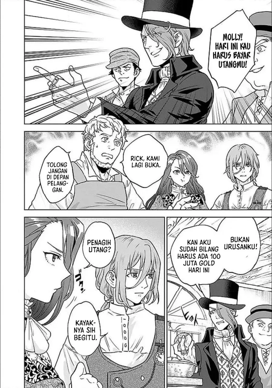 Shounin Reijou Agnes Henkyou ni Tsuihou Sareta Akuyaku Reijou wa Shousai o Hakki Shi Nariagaru Chapter 3.1 Gambar 3