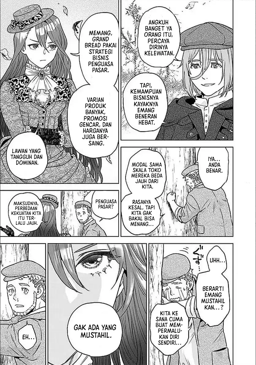 Shounin Reijou Agnes Henkyou ni Tsuihou Sareta Akuyaku Reijou wa Shousai o Hakki Shi Nariagaru Chapter 3.2 Gambar 3