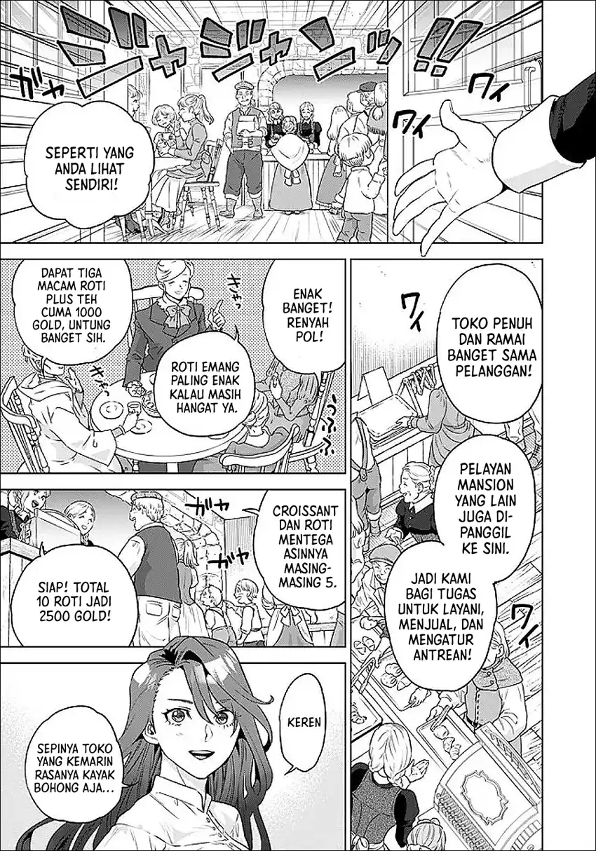 Shounin Reijou Agnes Henkyou ni Tsuihou Sareta Akuyaku Reijou wa Shousai o Hakki Shi Nariagaru Chapter 6.2 Gambar 3