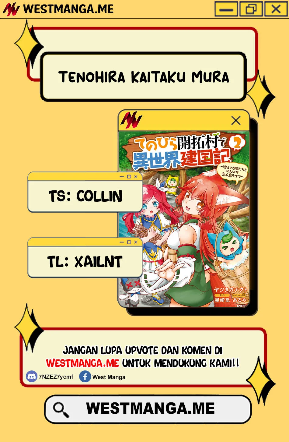 Tenohira Kaitaku Mura de Isekai Kenkokuki: Fueteku Yome-tachi to Nonbiri Mujintou Life (fix) Chapter 60 Gambar 4