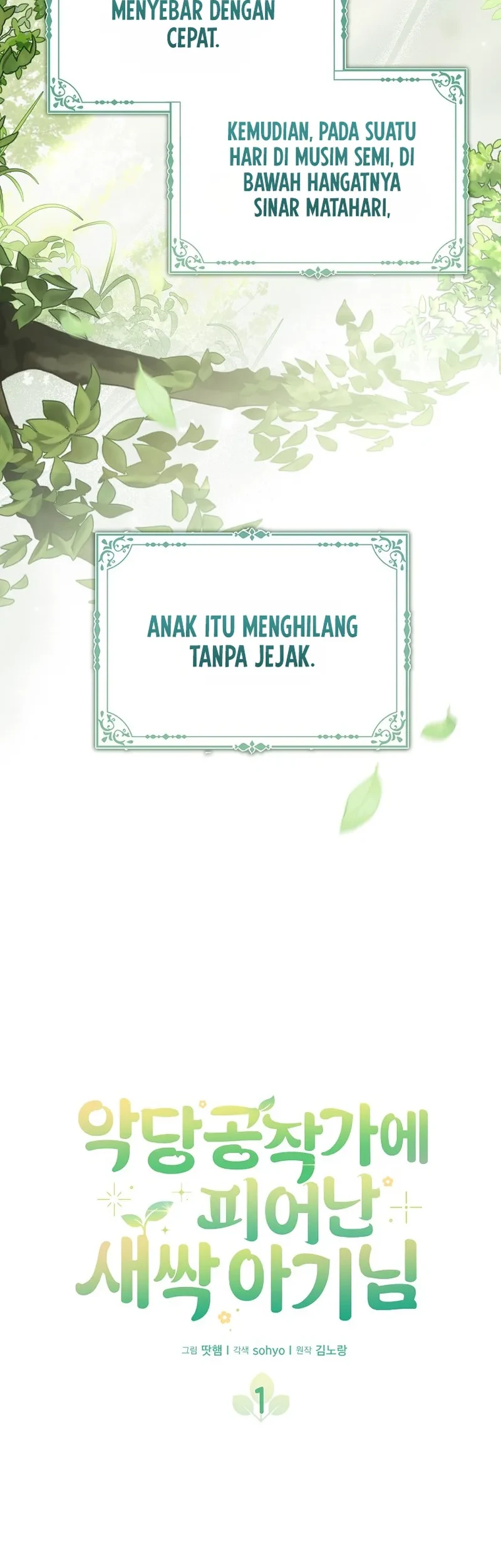 The Little Sprout Who Bloomed in the Villainous Duke's Family Chapter 1 Gambar 10