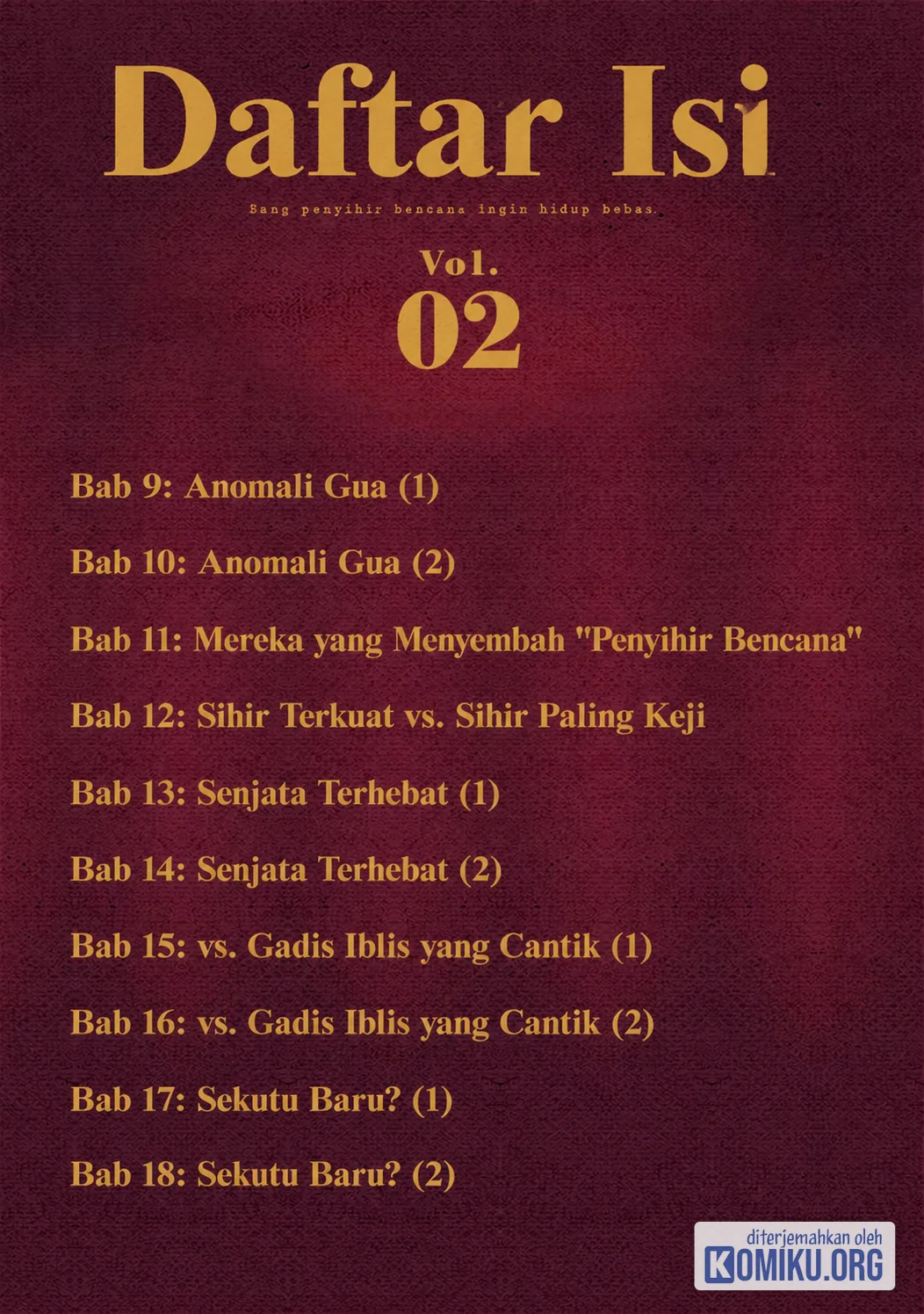 The Witch of Disaster Wants to Live Freely Chapter 9 Gambar 3