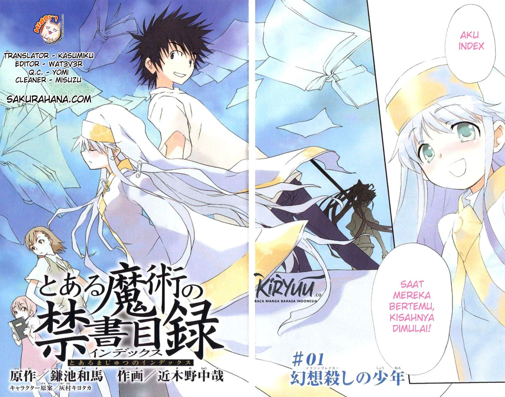 Toaru Majutsu no Index Chapter 1 Gambar 5