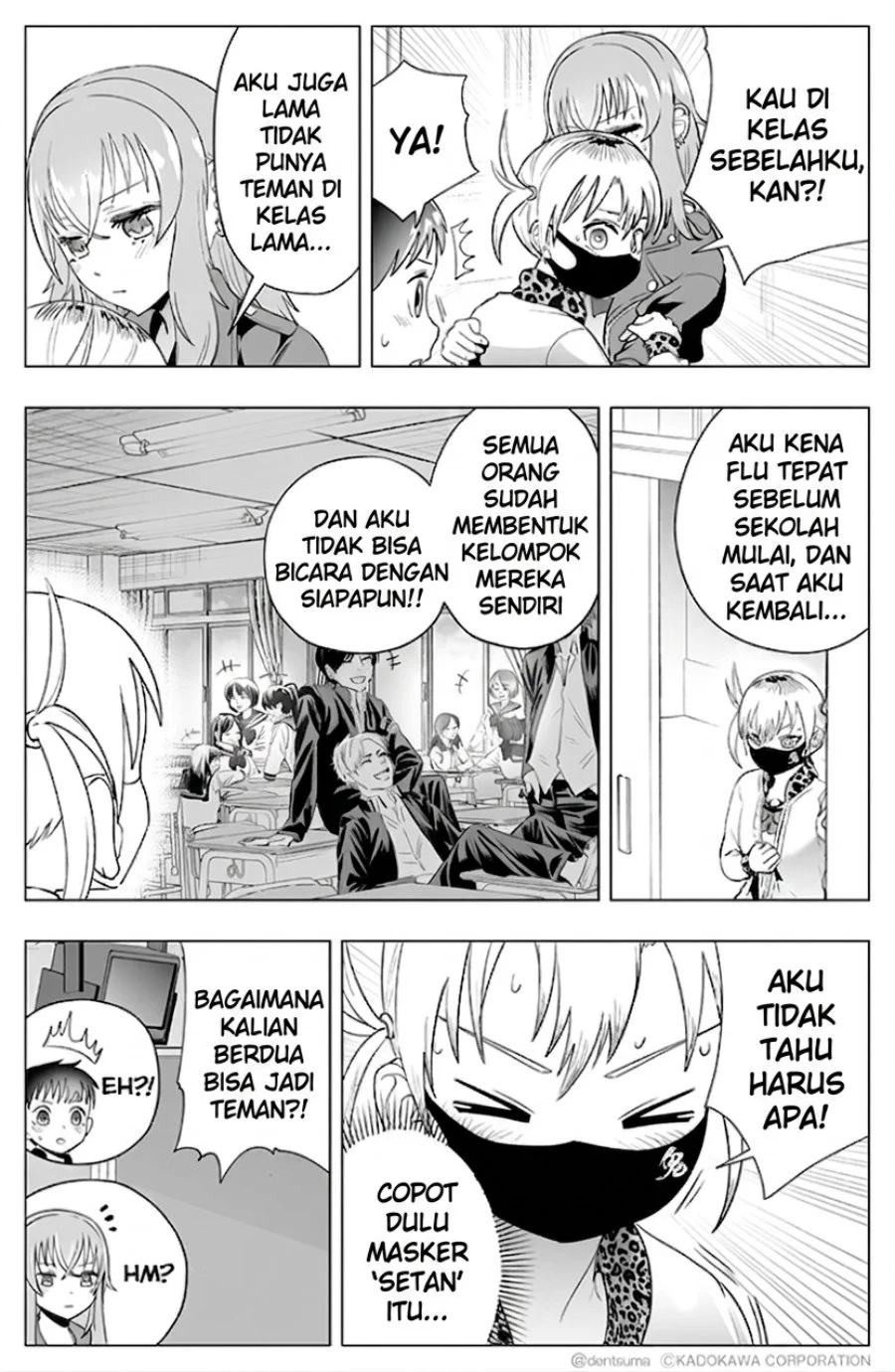 Tonari no Seki no Yankee JK no Jakuten Chapter 16 Gambar 3