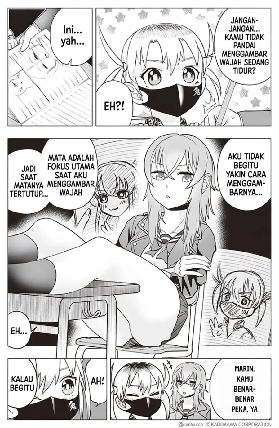 Tonari no Seki no Yankee JK no Jakuten Chapter 18 Gambar 3