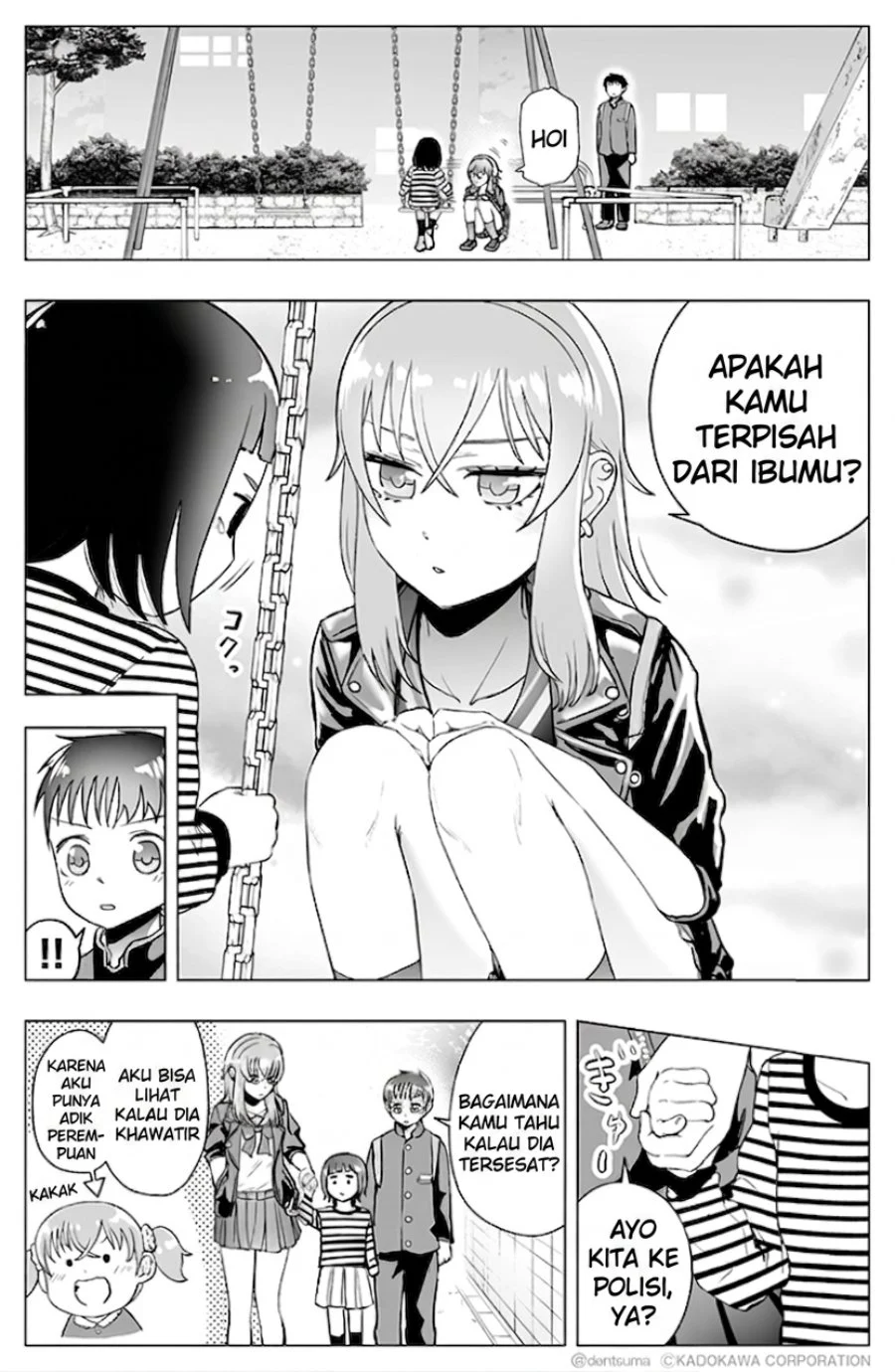 Tonari no Seki no Yankee JK no Jakuten Chapter 19 Gambar 3