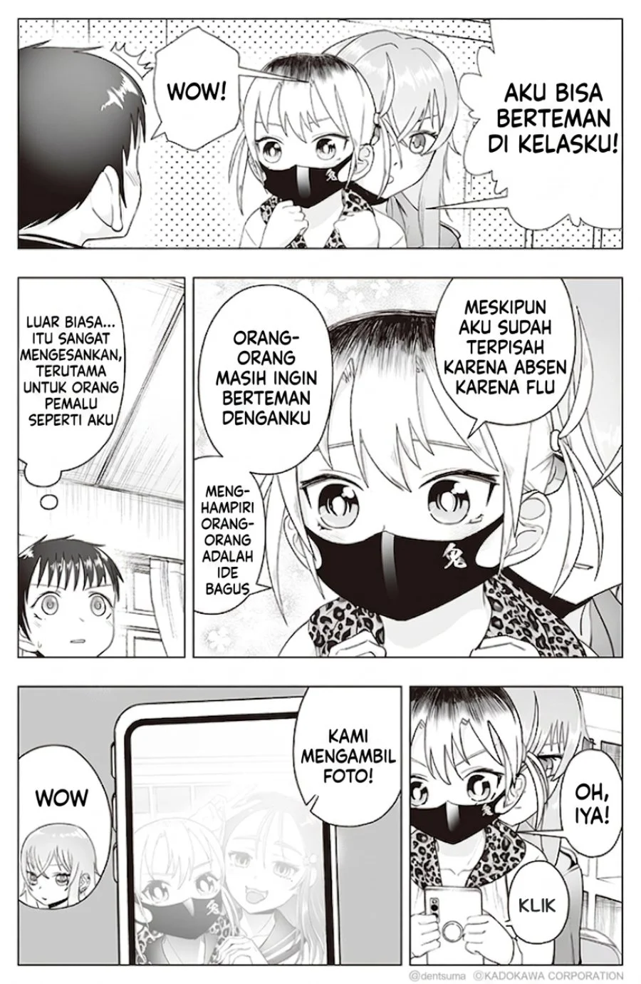 Tonari no Seki no Yankee JK no Jakuten Chapter 20 Gambar 3