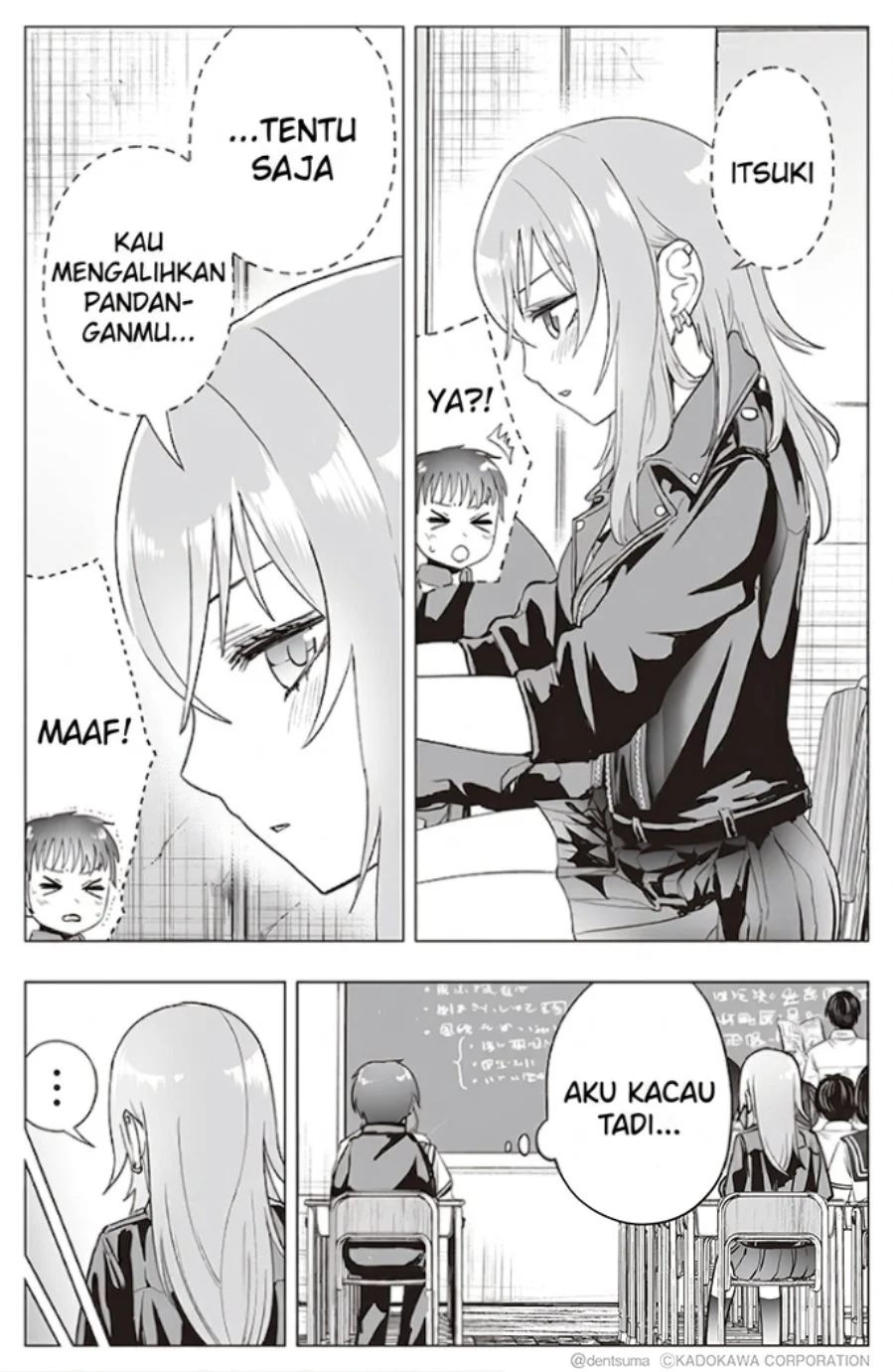Tonari no Seki no Yankee JK no Jakuten Chapter 21 Gambar 3