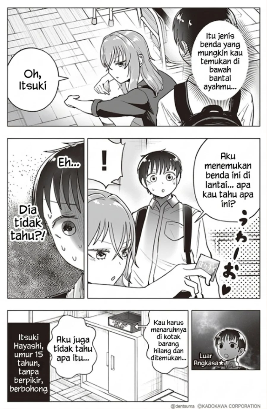 Tonari no Seki no Yankee JK no Jakuten Chapter 27 Gambar 3