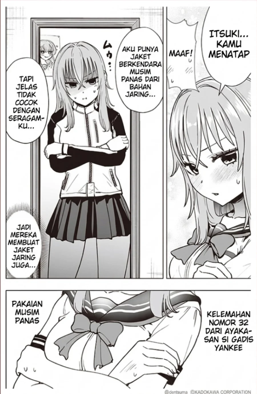 Tonari no Seki no Yankee JK no Jakuten Chapter 32 Gambar 3